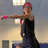 Women's retro scrunch socks and sweatband costume accessory set