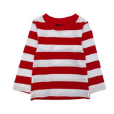 Kids Red White Striped Shirt | Waldo Wally Halloween Costume | Unisex Toddler & Youth Outfit