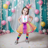 Kids Rainbow Striped Knee-High Socks – Halloween Costume Accessory