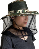 Mom and Baby Bee Costume Set: Striped Baby Bodysuit and Beekeeper Net Hat
