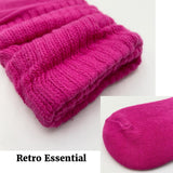 Retro Neon Wristband & Scrunch Socks – 80s Aerobics Workout Costume Accessories