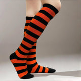 Ashley Spinelli Costume Set | Orange Beanie and Striped Socks