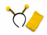 Women's Yellow & Black Bee Costume Knee-High Socks & Accessory Sets