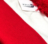 Kids Red and White Striped Long Sleeve Shirt | Halloween Costume Outfit | Unisex Toddler & Youth