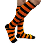 Kids Red and Black Striped Long Sleeve Shirt Halloween Costume, Shirt or Tiger-Stripe Socks Set