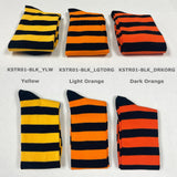 Kids Red and Black Striped Long Sleeve Shirt Halloween Costume, Shirt or Tiger-Stripe Socks Set
