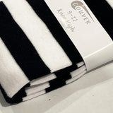 Women's striped knee-high costume socks