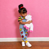 Baby black and gold striped bodysuit costume