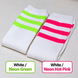 Women's Striped Knee-High Socks - Retro Tube Socks for Halloween Costumes & Dress-Up