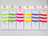Women's Striped Knee-High Socks - Retro Tube Socks for Halloween Costumes & Dress-Up