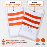 Women's Striped Knee-High Socks - Retro Tube Socks for Halloween Costumes & Dress-Up