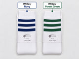 Women's Striped Knee-High Socks - Retro Tube Socks for Halloween Costumes & Dress-Up
