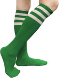 Women's Knee High Costume Socks – Striped & Solid Colors