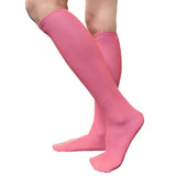 Women's Knee High Costume Socks – Striped & Solid Colors