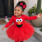Red Monster Baby Bodysuit, Kids Halloween Costume Shirt, Toddler Red Costume, Baby Outfit
