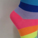 Kids Rainbow Striped Knee-High Socks – Halloween Costume Accessory