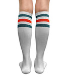 Women's Striped Knee-High Socks - Retro Tube Socks for Halloween Costumes & Dress-Up
