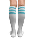 Women's Striped Knee-High Socks - Retro Tube Socks for Halloween Costumes & Dress-Up