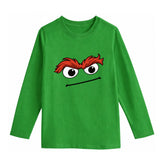 Grumpy Green Monster Baby Bodysuit & Kids T-Shirt, Halloween Costume Top, Birthday Party Outfit