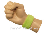 Light Lime Green baby kids sport terry wristband