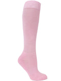 Light pink youth sports knee socks