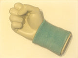 Light sky blue wristband sweatband for sports