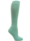 Light sky blue youth sports knee socks