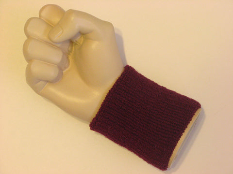 Maroon cheap terry wristband