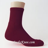 Maroon Premium Quality Quarter/Crew High Basketball/Sports Socks