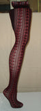 Maroon knit tight