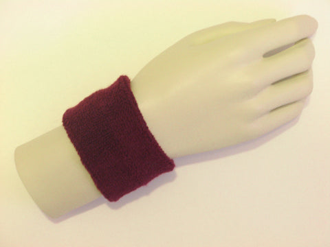 Maroon youth Sport wristband sweatband