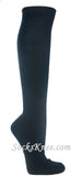 Navy athletic knee socks for sports