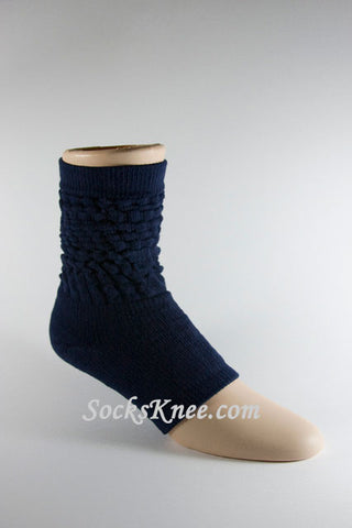 Navy leg warmer