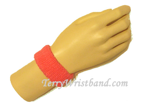 Pink cheap kids terry wristband