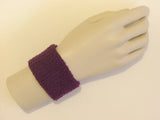 Purple cheap youth terry wristband