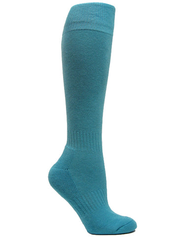 Sky blue youth sports knee socks