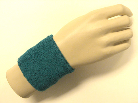 Teal youth wristband sweatband