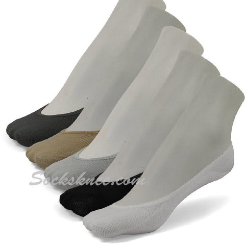 Unisex Premium Bamboo Ultra Low Cut Liner with Gel Tab