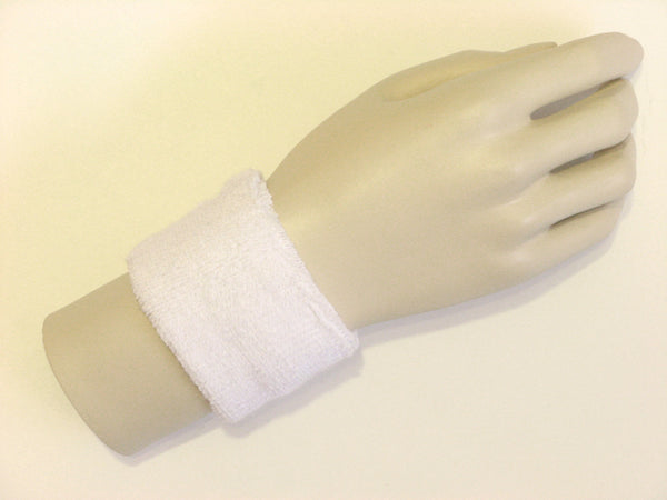 White youth wristband sweatband