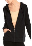 Women's Active Casual Thin Cotton Zip Up Hoodie Jacket