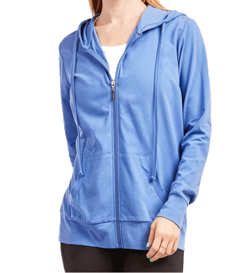 Women's Active Casual Thin Cotton Zip Up Hoodie Jacket