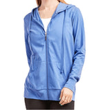 Women's Active Casual Thin Cotton Zip Up Hoodie Jacket