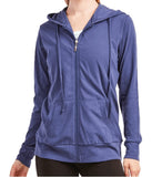 Women's Active Casual Thin Cotton Zip Up Hoodie Jacket