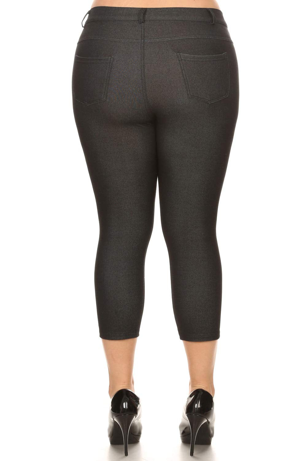 YELETE Women's Ultra Soft Classic Bermuda Shorts Capris Full Lenth Jeggings