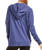 Women's Active Casual Thin Cotton Zip Up Hoodie Jacket