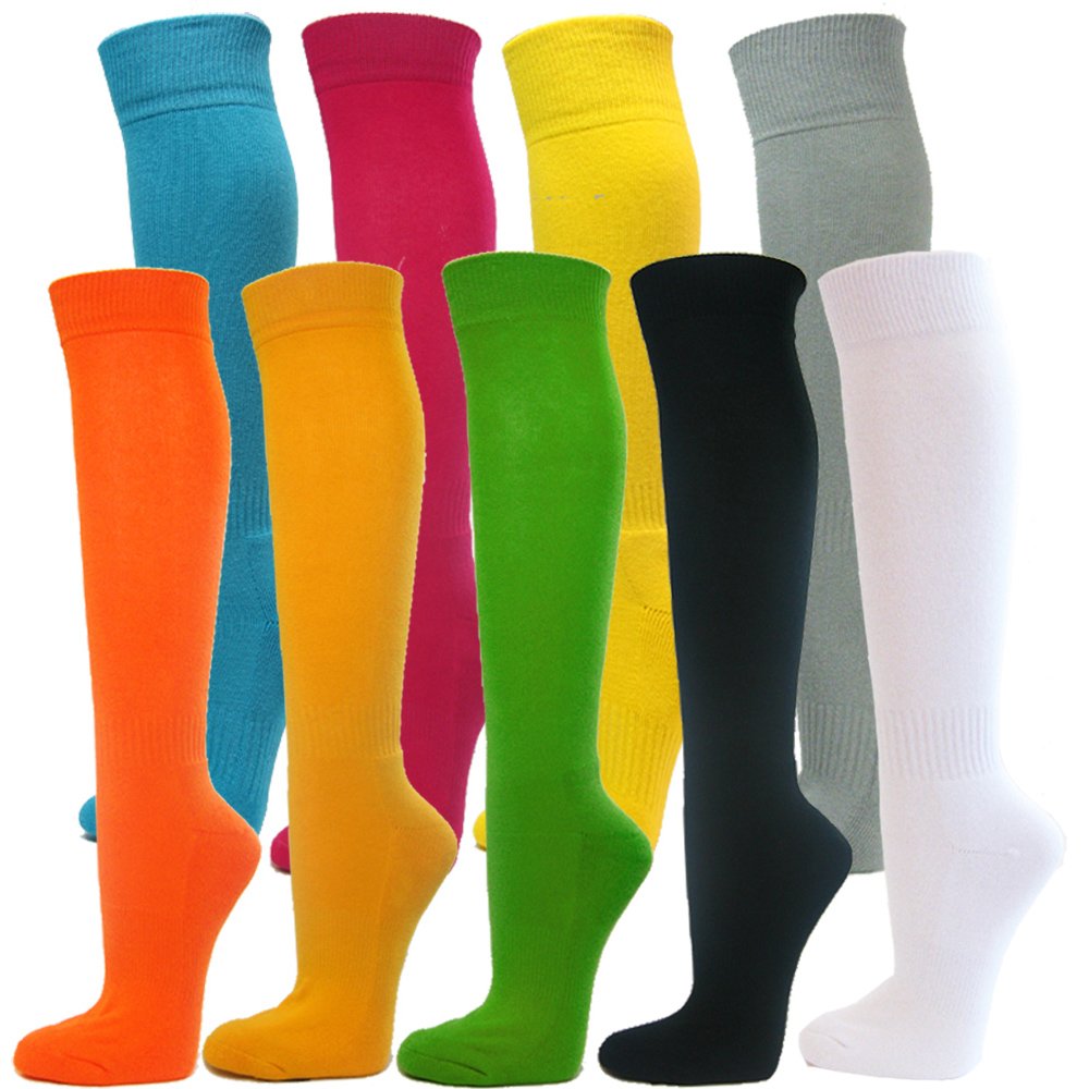 COUVER Cotton Terry-Cushioned Knee High Baseball Softball Multi-Sports Socks