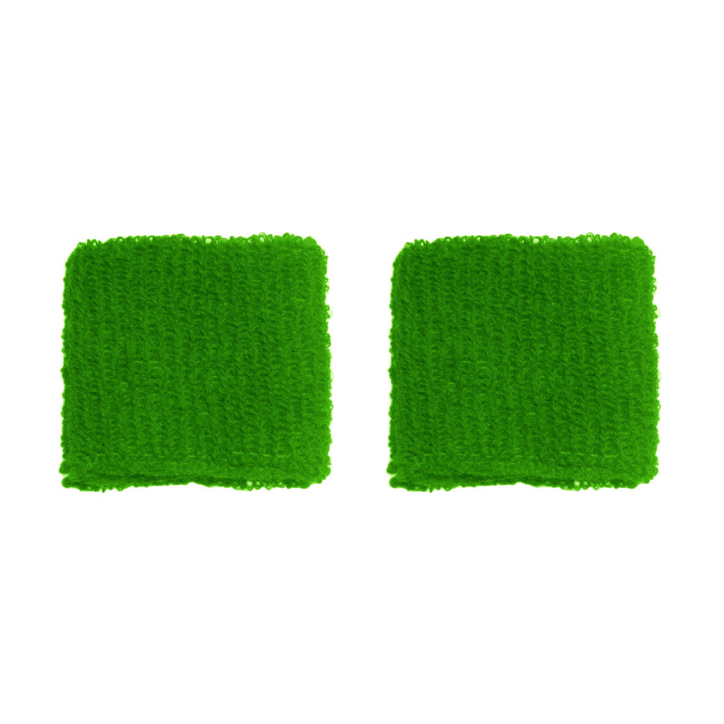 Couver Unisex Youth Kids Affordable Cotton Terry Wrist sweatbands for Event use (1 Pair)