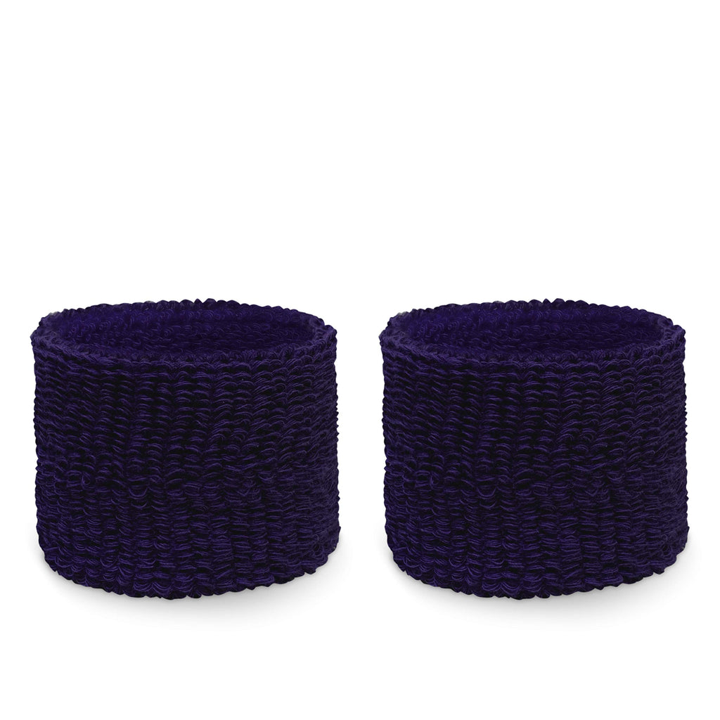 Couver Unisex Youth Kids Affordable Cotton Terry Wrist sweatbands for Event use (1 Pair)