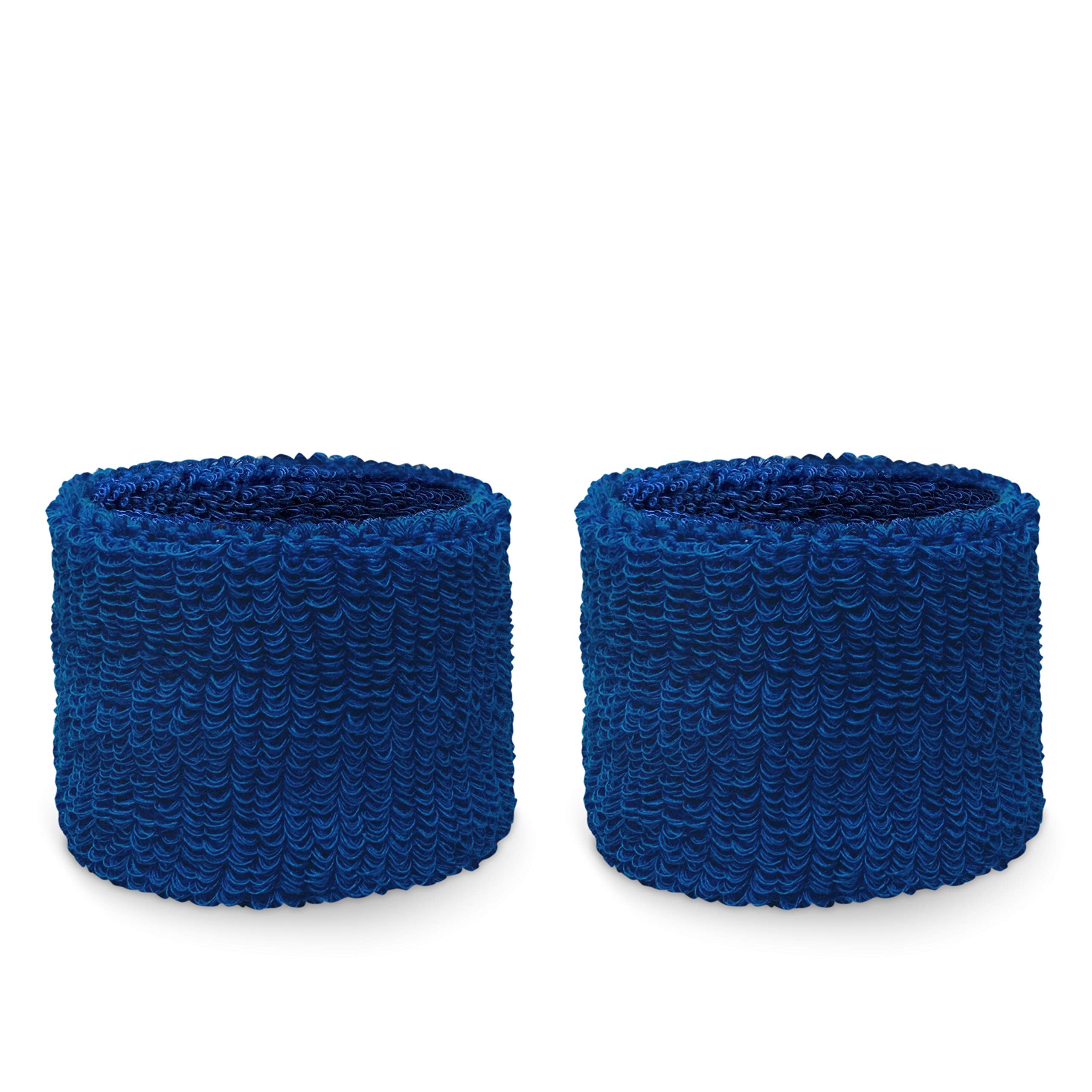 Couver Unisex Youth Kids Affordable Cotton Terry Wrist sweatbands for Event use (1 Pair)