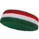 COUVER Premium Quality White in Middle 3Color Head Sweatbands (1 Piece), 11Colors, HB510